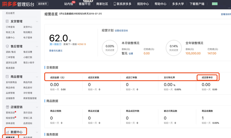 拼多多商家营销技巧之拼单返现店铺引流设置操作教程