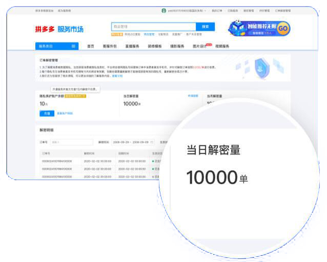 拼多多商家运营技巧开通买家隐私信息服务设置及操作教程